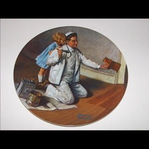 Knowles “THE PAINTER” Plate by Norman Rockwell